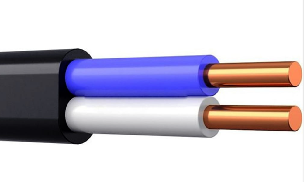Кабель ВВГ-П нг-LS ГОСТ 2х1,5мм² (100м) «ККЗ»