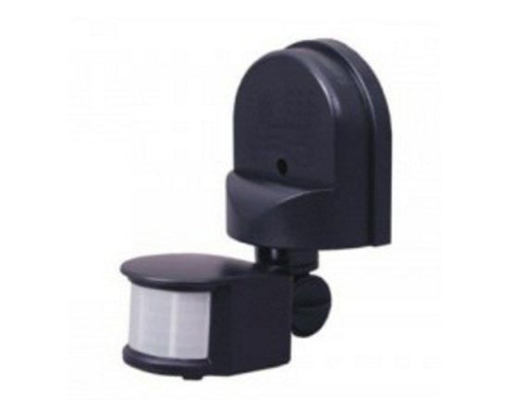 Camelion LX-39/Bl датчик движения 1200W 180 черный настенный (дальность 12м) IP44