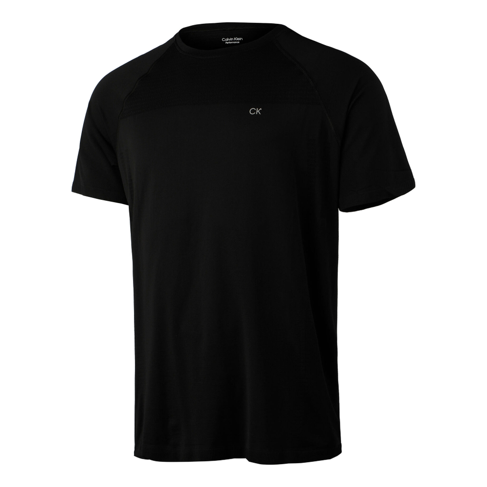 Мужское теннисное поло Calvin Klein Seamless T-Shirt Men - Black
