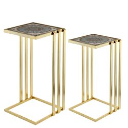 GAEM Набор из 2-х столов декоративных, L29/34 W27/32 H57,5/66 см