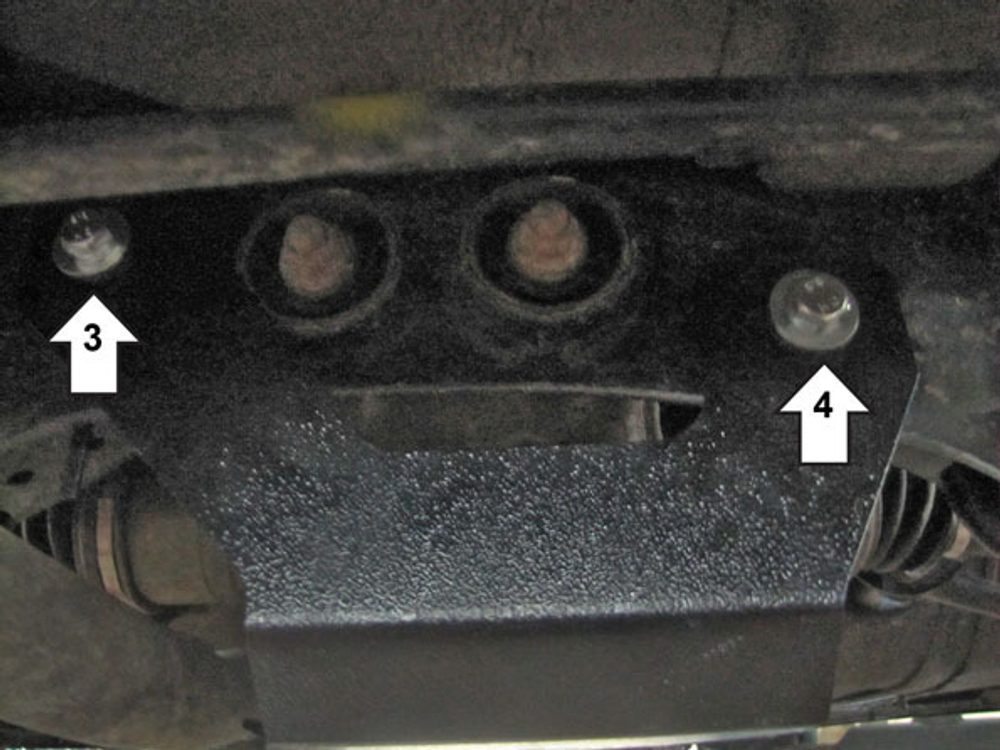 Защита стальная 3 мм ЗДф Subaru Forester MOTODOR.12215