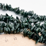 Серафинит, крошка 4-8 мм, цена за нить 38 см