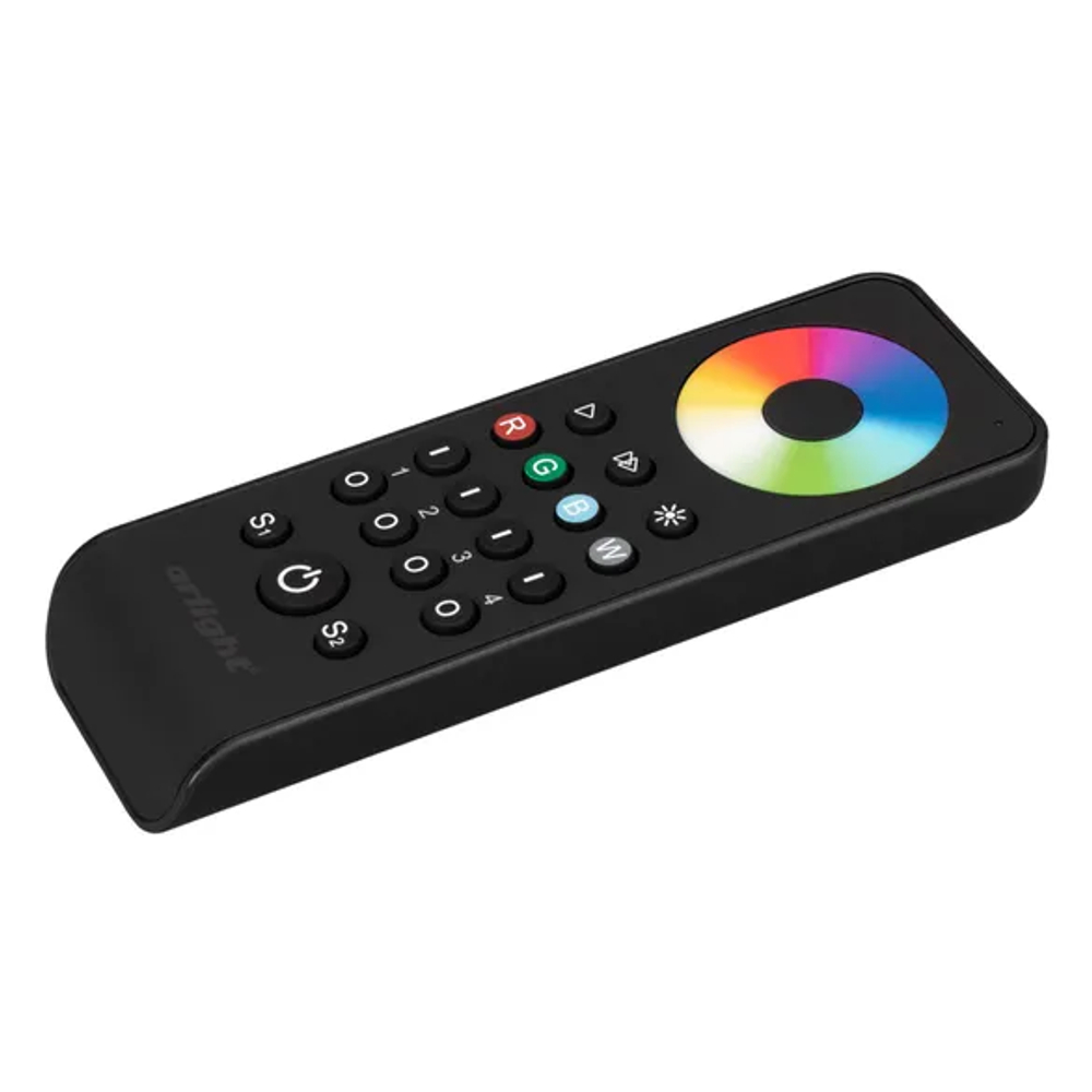 Пульт SMART-R43-RGBW Black (4 зоны, 2.4G) (Arlight, IP20 Пластик, 5 лет) 031939