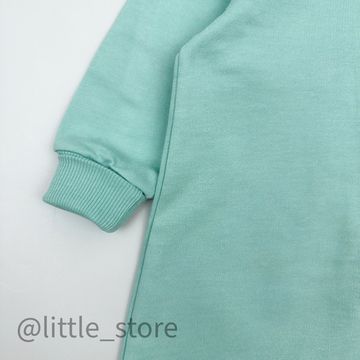 Комбинезон из футера, Мятный зеленый