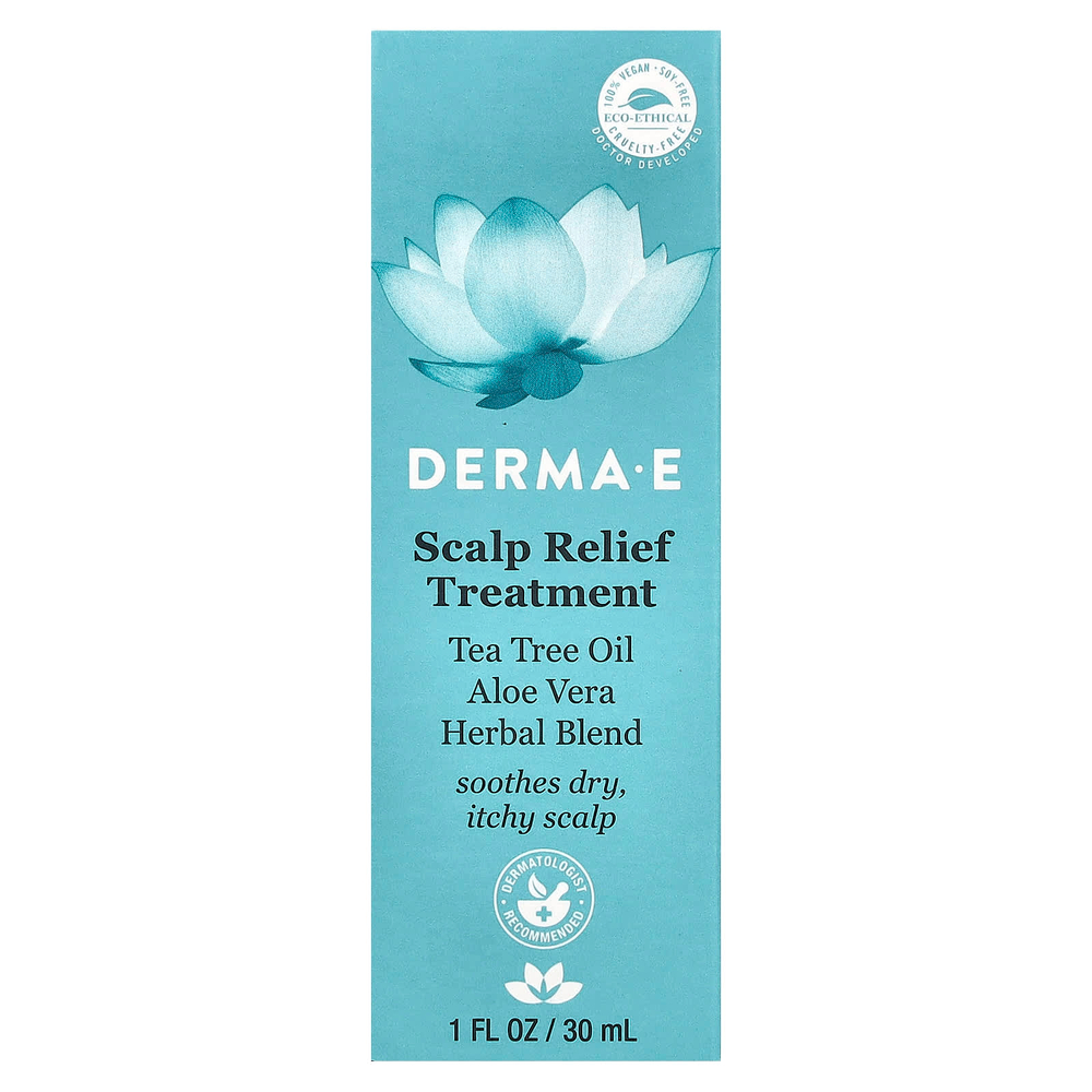 DERMA E, успокаивающее средство для кожи головы, 30 мл (1 жидк. унция)