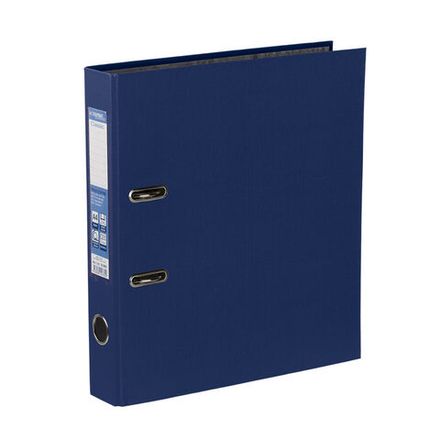 Папка-регистратор 50мм, бумвинил, Балтик Expert, карман на корешке, синий