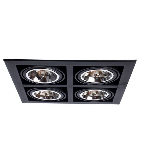 Встраиваемый светильник Arte Lamp Cardani A5935PL-4BK