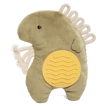 Игрушка для собак мягкая "Динозаврик с тренажером для зубов", 165мм , Triol