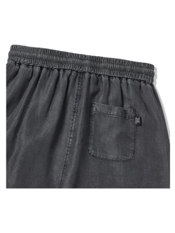 Джинсовые шорты со шнурком из тенсела