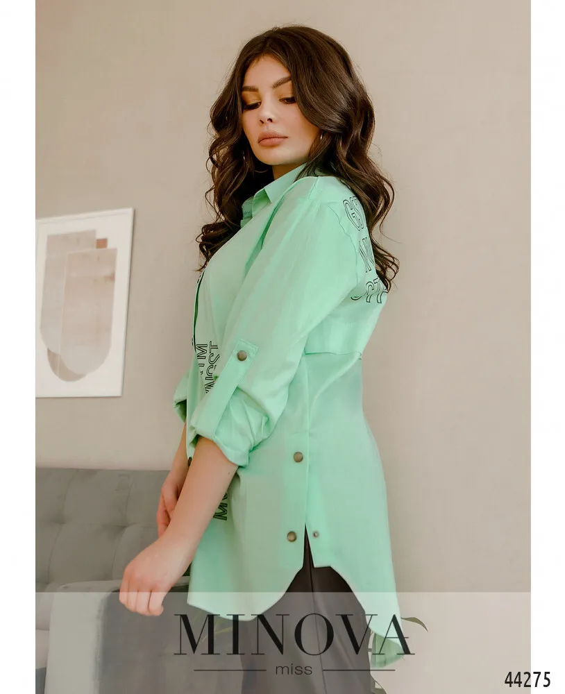 Рубашка 1079-мятный Minova