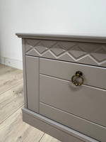 Банкетка Индра из МДФ, серая