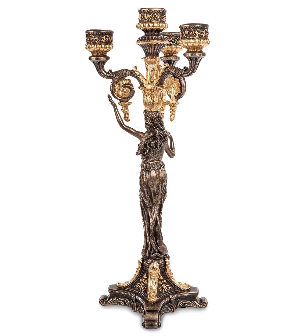 Veronese WS-689/ 2 Канделябр в древнеримском стиле «Девушка»