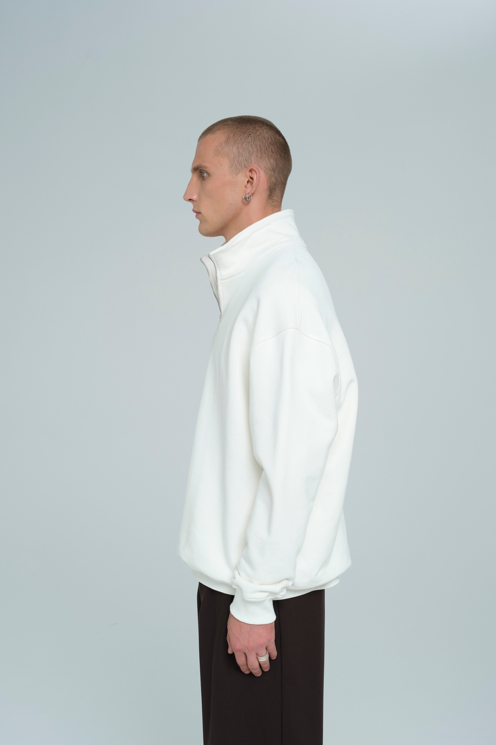 Свитшот на молнии | milk