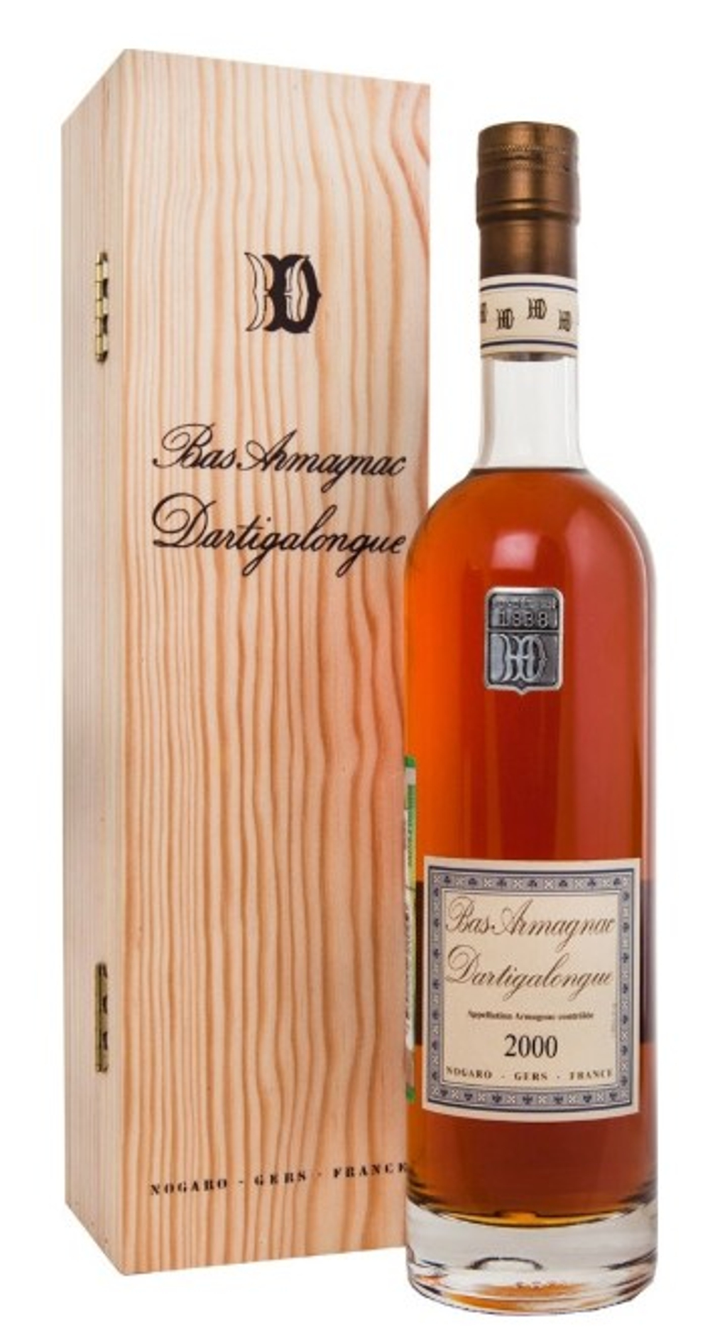Арманьяк Dartigalongue, Bas Armagnac AOC, 2000, 0.5 л.