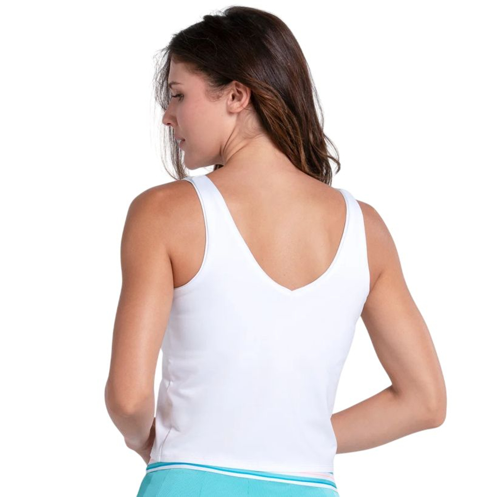 Топ теннисный Lucky in Love Performance Court - white