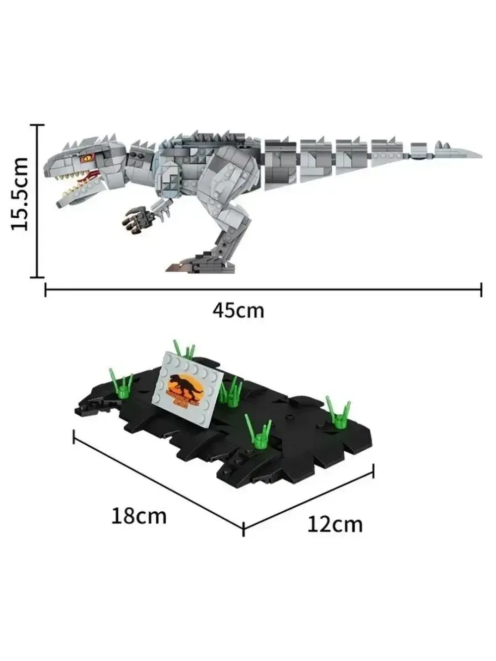 Конструктор Динозавры Индоминус Рекс 993 детали FC6252