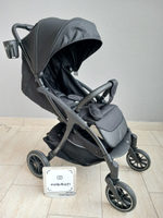 Коляска прогулочная Peppy Latina (black cosmos) черная