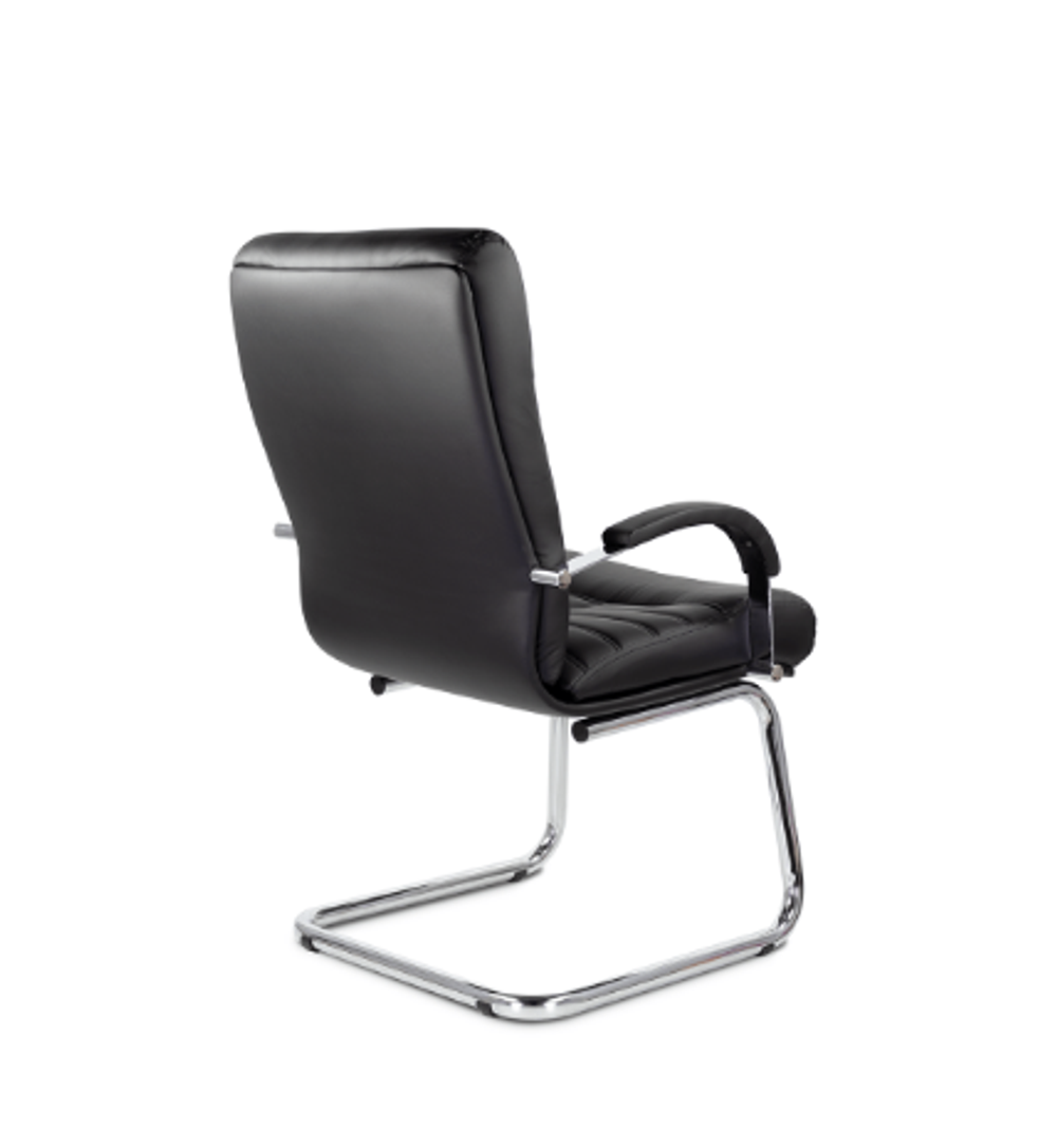 Кресло Орион, низкая спинка, полозья, экокожа Santorini