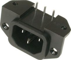 Вилка на плату угловая с ушами AC-1R