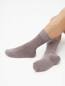 Носки мужские Н008-13 коричневые