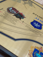 Диплом на плакетке 23х30см