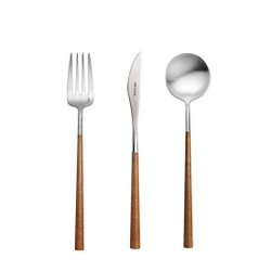 Набор столовых приборов на 6 персон 24 предмета Belo Inox Neo Wood