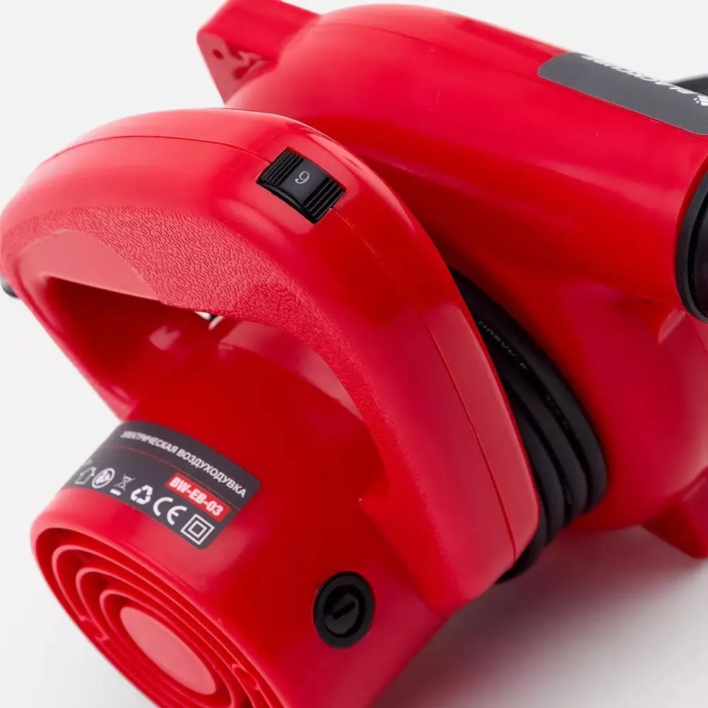 Blackcube Воздуходувка-пылесос BW-EB-03 садовая, 500Вт, красный