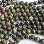 Эпидот (яшма "Кровь дракона") натуральный, шар 10,5мм