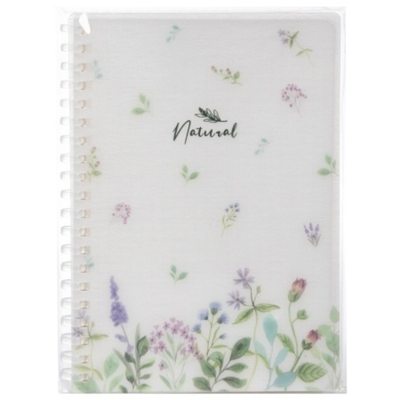 "Premium" Записная книжка 80л B6ф клетка 125x176мм 80г/кв.м тониров.блок Пластиковая обложка с печат