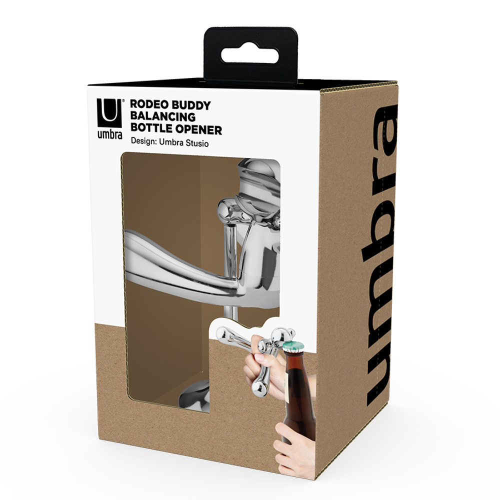 Открывалка для бутылок rodeo buddy, хром