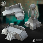 Xenos Armies Necrons террейн 1 шт. миниатюра для dnd, днд, pathfinder, фентези, Настольная игра, НРИ, Варгейм, РПГ