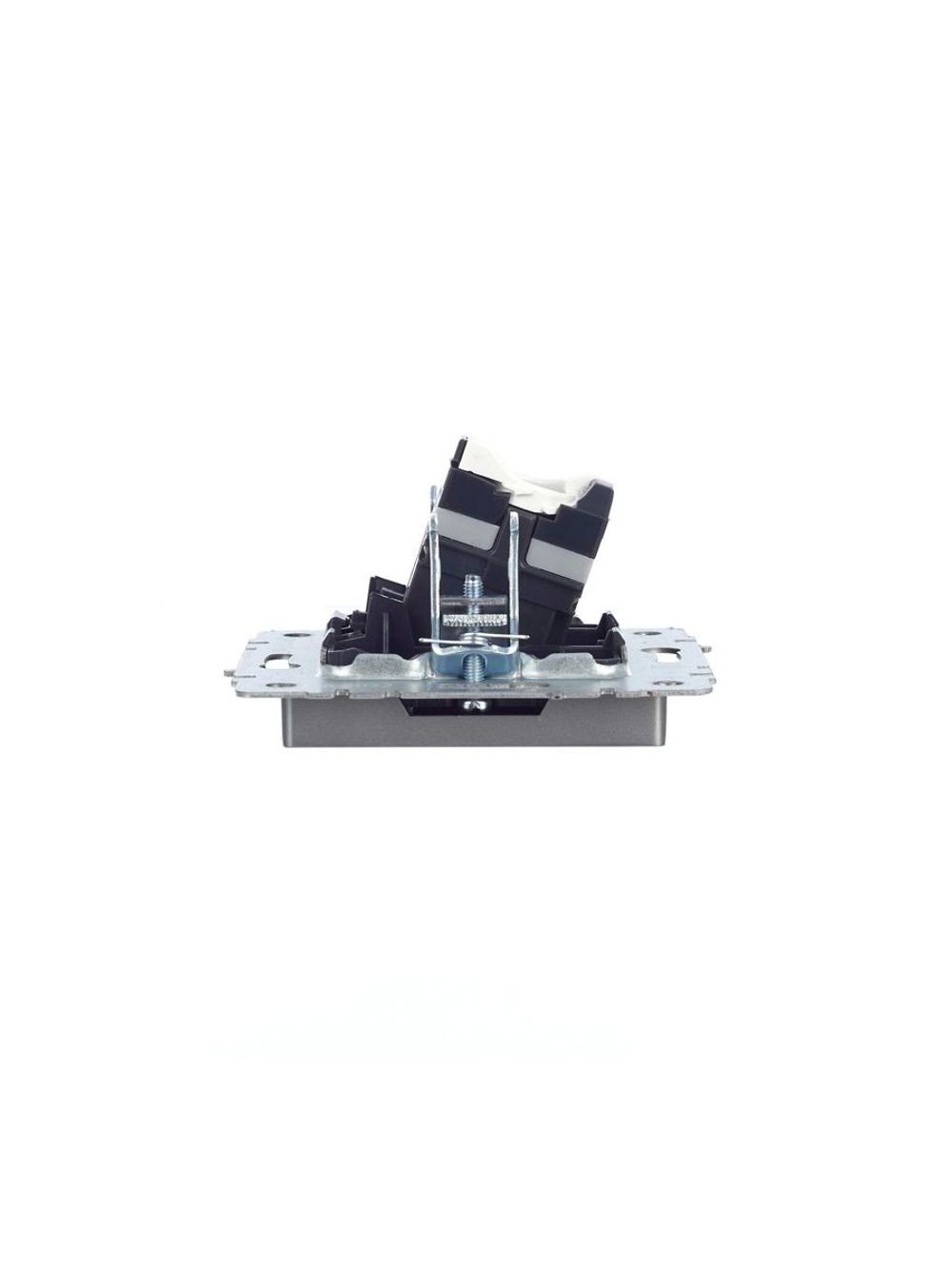 Розетка компьютерная СП RJ45 кат.5E BRITE РК10-БрС механизм сталь IEK BR-K10-1-K46