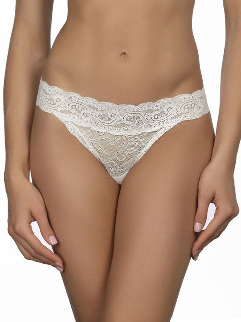 Трусики-слипы Nina с широким кружевным поясом