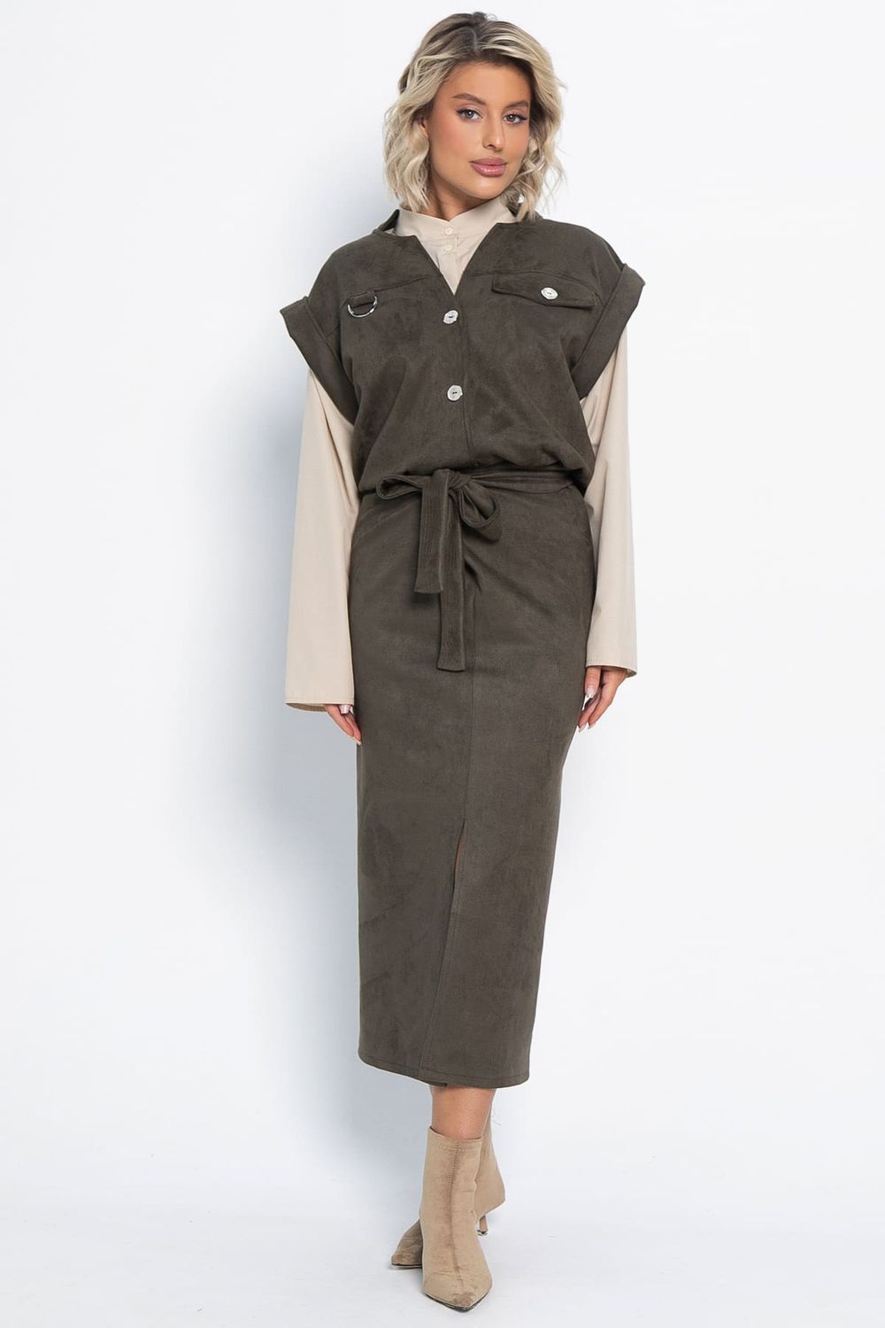 Юбка Мэддис (зеленая) Ю15035-39М LT Collection