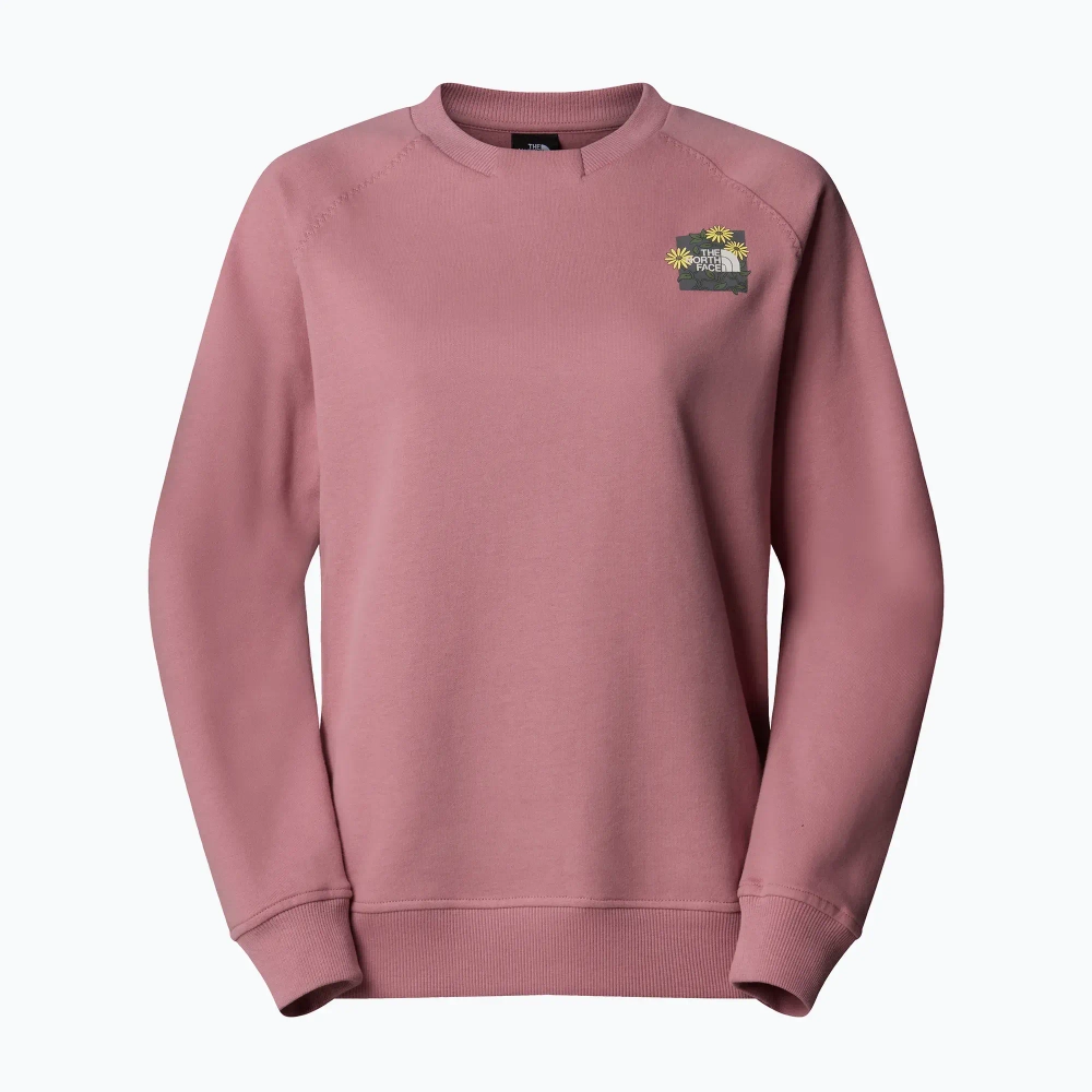 Женский свитшот Connect Relaxed Crew Graphic nostalgia rose
