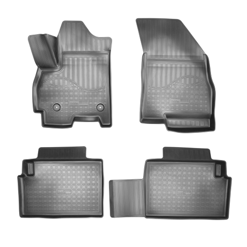 Ковры в салон Norplast/Unidec для Chery Tiggo 7 I (2016-)Полиуретан,Черный, арт.NPA11-C11-740