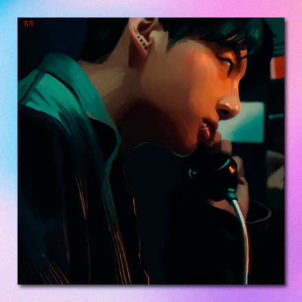 Арт принт / graphic_temple / BTS / Чонгук #3