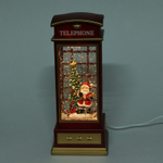 Сувенир с подсветкой «Новогоднее поздравление» 10,4*10,4*24,8 см (работает от 3*АА и USB+музыка, подсветка)