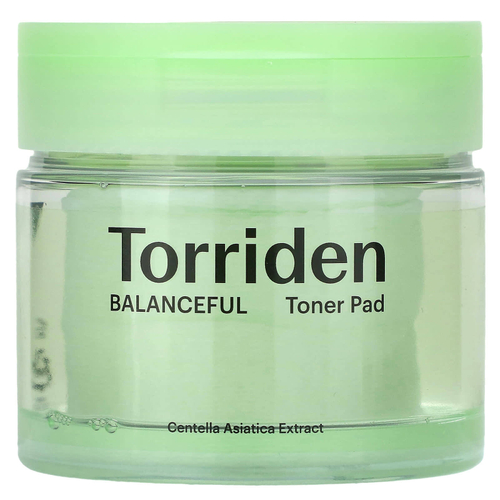 Torriden, Balanceful Cica Toner Pad, 60 листов, 180 мл (6,08 жидк. унц.)