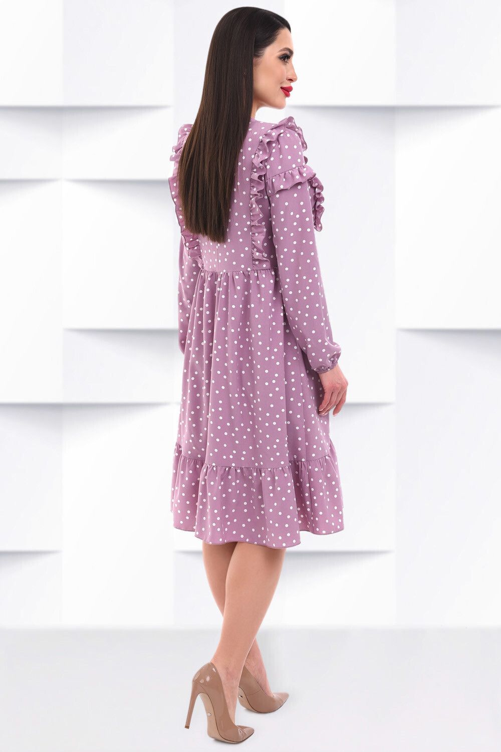 Платье Вэллори глэм (розовый пурпур) Brividi (Акция)