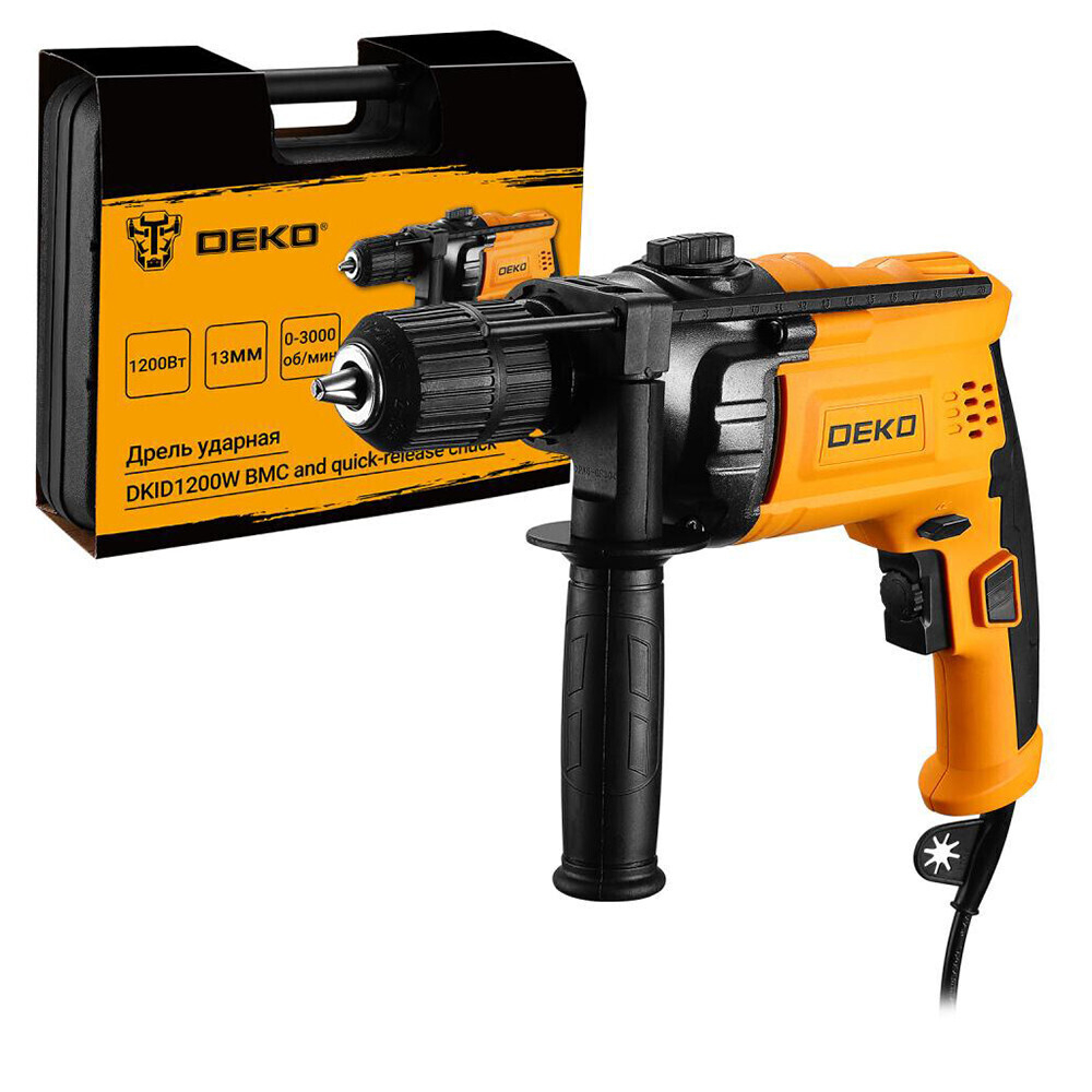Дрель ударная Deko DKID1200W 063-4327