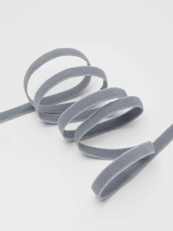 Резинка узкая темно-серая ширина 6 мм