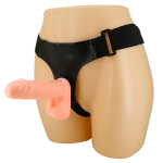 Реалистичный фаллоимитатор 17,5см на трусиках Baile Ultra Passionate Harness Strap-on BW-022011