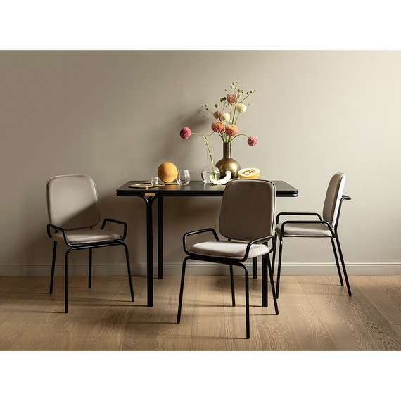 Стол обеденный Ror, 120х85 см, черный