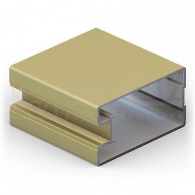 Вертикальный профиль П (5,40 м) золото матовое