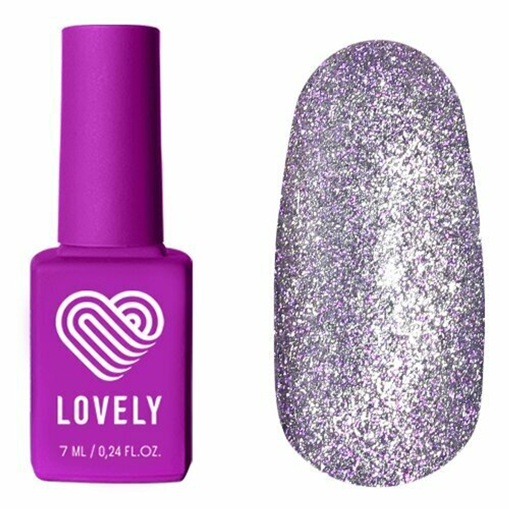 Гель-лак Lovely кошка светоотражающая, коллекция "Illumination" IL03, 7 ml