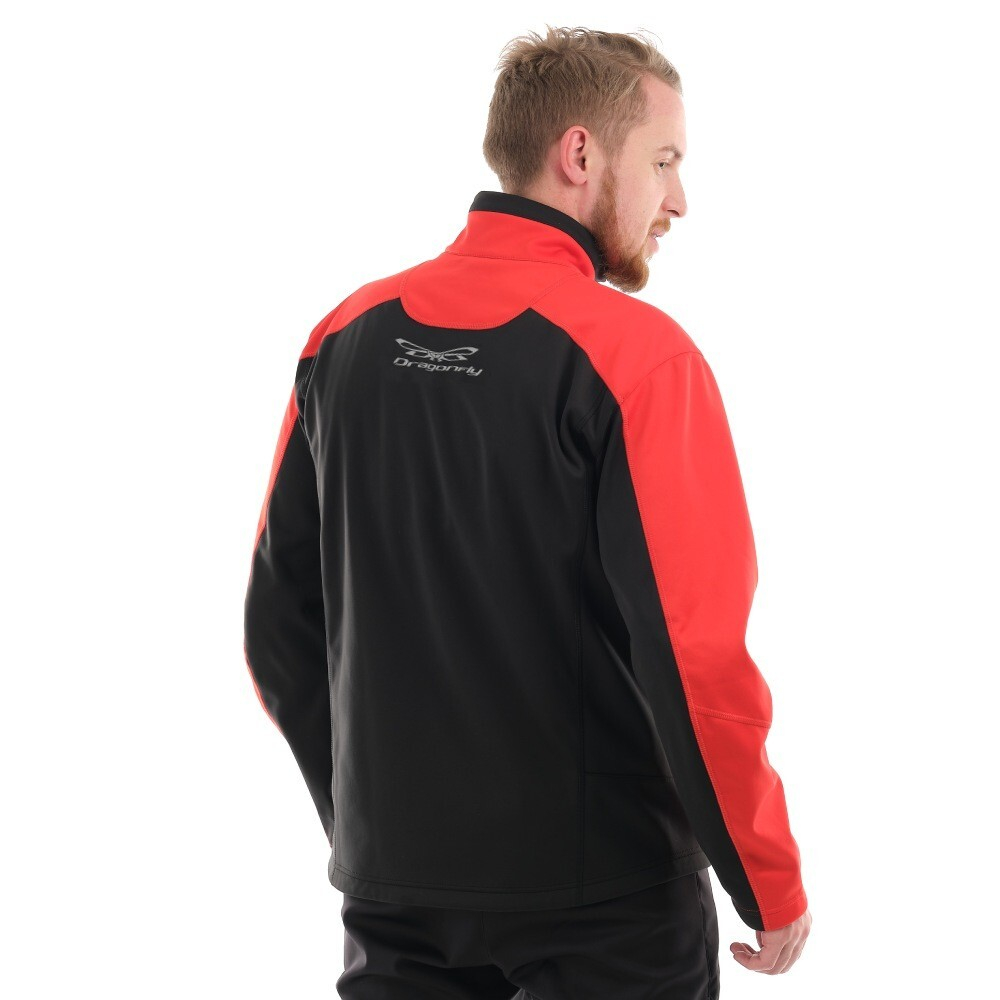 КУРТКА МУЖСКАЯ DRAGONFLY EXPLORER RED SOFTSHELL