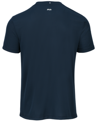 Футболка для мальчика теннисная Fila T-Shirt Mauri - бушлат синий/белый