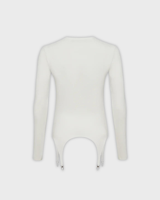 Лонгслив с декоративными элементами