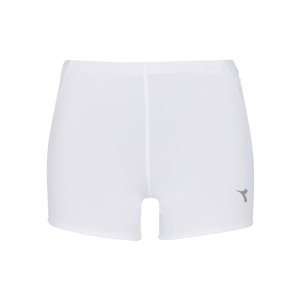 Женские теннисные шорты Diadora Ball Shorts Women - White, Silver